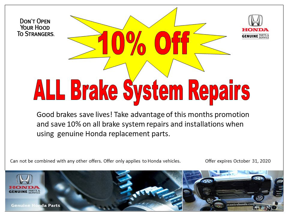 10% Off – ALL Brake System Repairs 10% Off – ALL Brake System Repairs